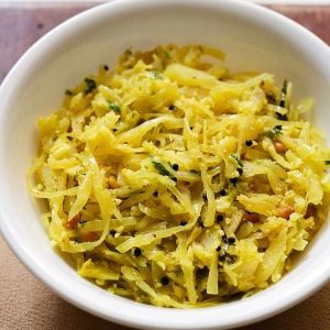 Cabbage Poriyal